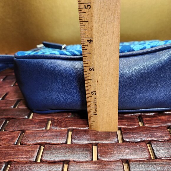 Vera Bradley Crossbody Shoulder Bag Cuban Tile Print Blue with Wallet NWOT - Picture 11 of 11